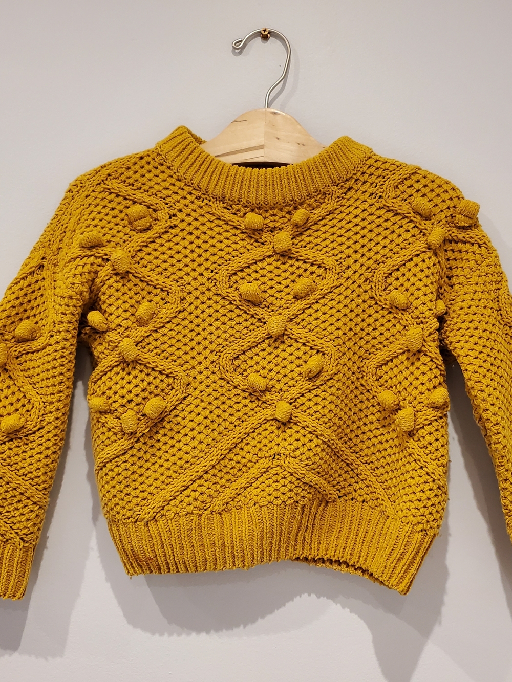 EUC Girls' Zara Pom-Pom Sweater - 6-7